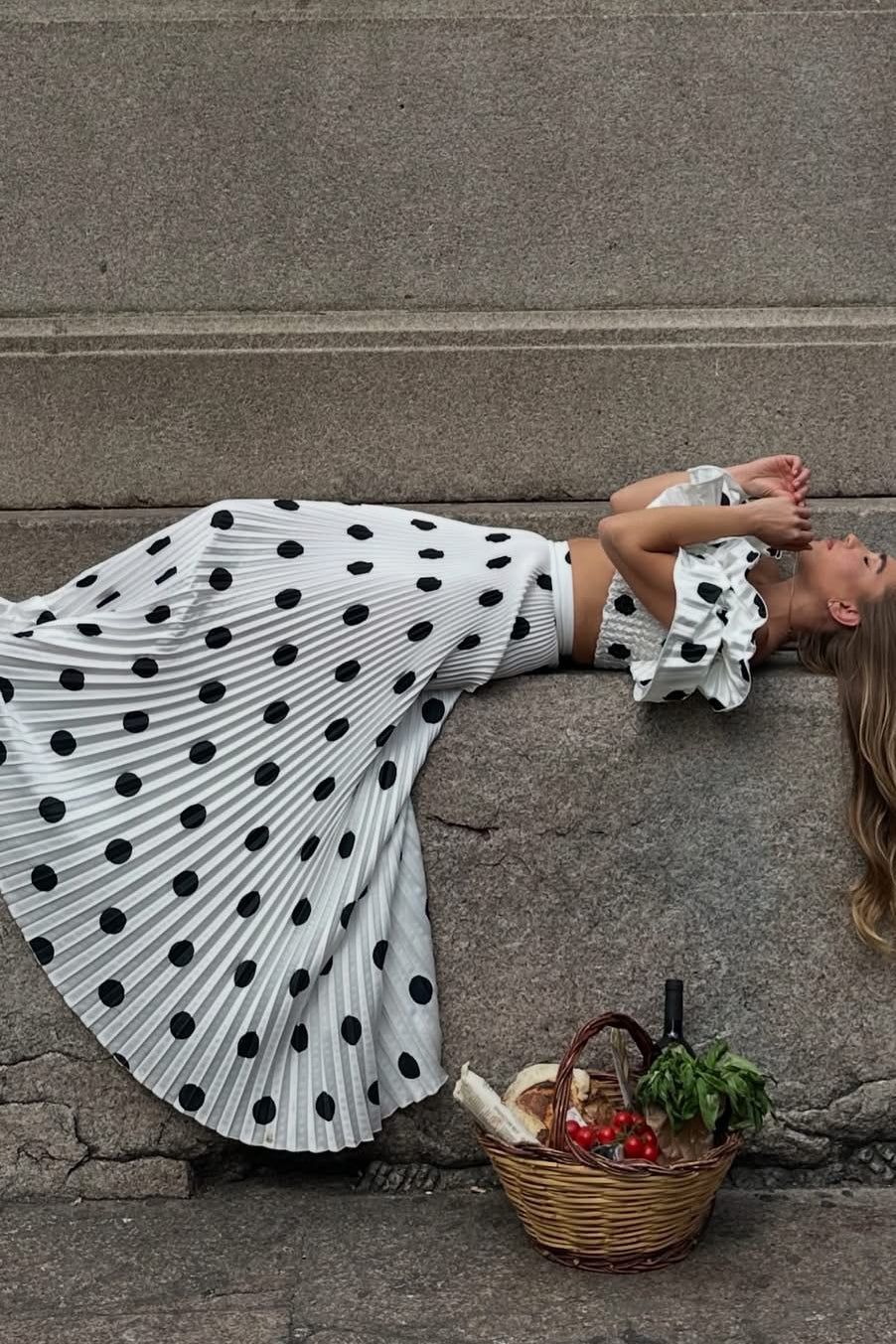L'IDEE - Polka Blanc Set
